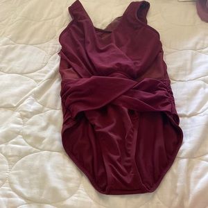 Girls mesh dance leotard